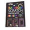 Rainbow Coloring Scratch-Off Notebook Set for Kids 12 Sheets